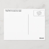 Verbetering van het internationale ruimtestation briefkaart (Achterkant)