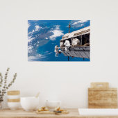 Verbetering van het internationale ruimtestation poster (Keuken)