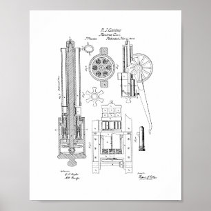Verbetering van het revolving Battery Pistolen Pat Poster
