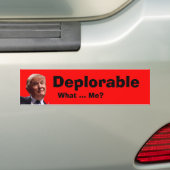 Verbetreurenswaardig wat ik Bumpersticker (Op auto)