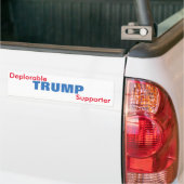Verbetreurenswaardige Trump Support Bumpersticker (Op Truck)