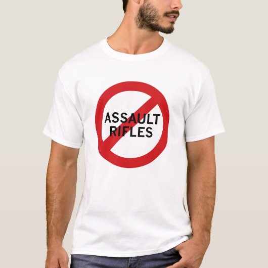 Verbied Aanvalsgeweren T-shirt (Voorkant)