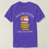 Verbied de fascisten sparen de boeken 14 t-shirt (Design voorkant)