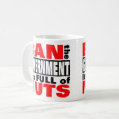 Verbied de OVERHEID Koffiemok (Voorkant links)