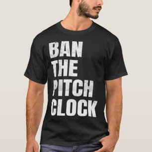 Verbied de pikklok in honkbal t-shirt