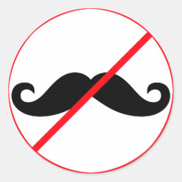 Verbied snorren! ronde sticker