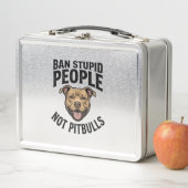 Verbied Stomme Mensen Niet Pitbulls Vintage Hond D (In situ)