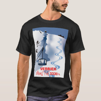 Verbier Mont Fort 3330m Zwitserland T-shirt