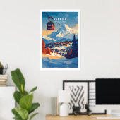 Verbier Muurkunst 1 Poster (Thuiskantoor)