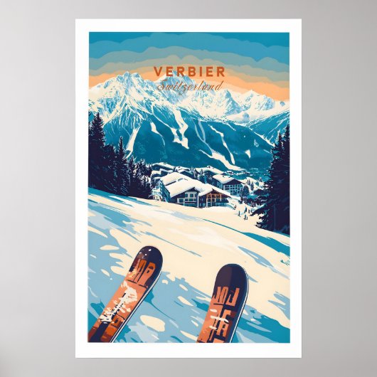Verbier Print Zwitserland 1 (Voorkant)