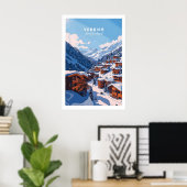 Verbier Reisprint 1 Poster (Thuiskantoor)