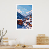 Verbier Reisprint 1 Poster (Keuken)