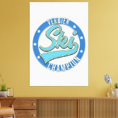 Verbier Ski Champion Canvas Afdruk (Insitu (Woonkamer))