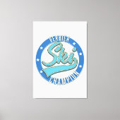 Verbier Ski Champion Canvas Afdruk (Voorkant)