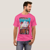 Verbier Ski Poster T-shirt (Voorkant volledig)