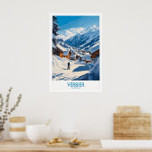 Verbier Ski-poster Zwitserland 1 Poster (Keuken)