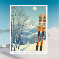 Verbier Val de Bagnes Zwitserland Briefkaart
