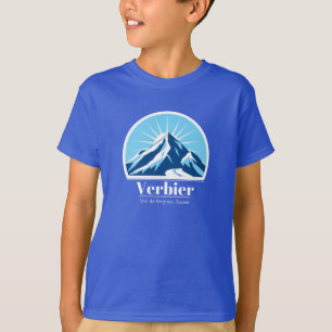 Verbier Val de Bagnes Zwitserland kinder kleding T-shirt