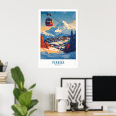 Verbier Wandkunst Afdruk 1 Poster (Thuiskantoor)