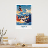 Verbier Wandkunst Afdruk 1 Poster (Keuken)