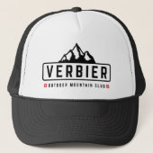 Verbier Zwitserland Buiten Trucker Pet (Voorkant)