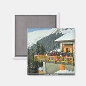 Verbier, Zwitserland Magneet (Voorkant / Achterkant)