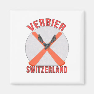 Verbier, Zwitserland Magneet