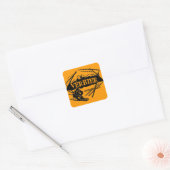 Verbier Zwitserland oranje ski logo stickers (Envelop)