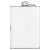 Verbier Zwitserland Snowboard Travel logo Heupfles (Achterkant)