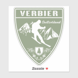 Verbier Zwitserland Sticker