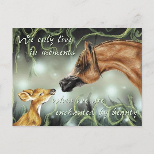 Verbijsterd door schoonheid briefkaart (Voorkant)