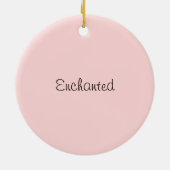 Verbijsterd sprookje en lieflijk huis keramisch ornament (Achterkant)