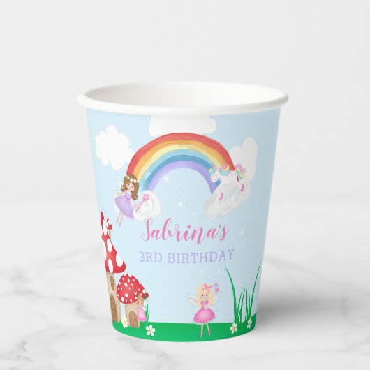 Verbijsterde feilen afgelopen dag papieren bekers (Voorkant)