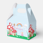 Verbijsterde feiltuintuin Birthday Dank u Bedankdoosjes (Achterkant)