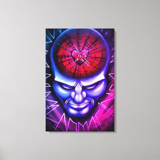 "Verbijsterde geest" Canvas Afdruk (Voorkant)