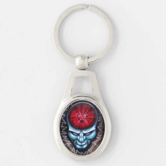 "Verbijsterde geest" Sleutelhanger (Voorkant)