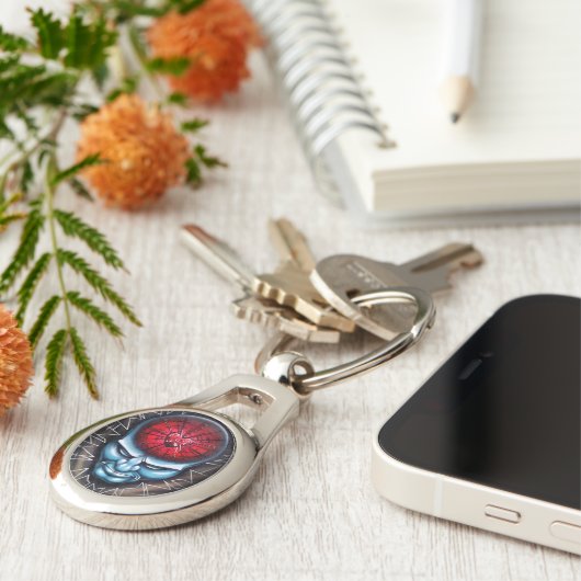 "Verbijsterde geest" Sleutelhanger (Zijkant)