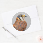 Verbijsterend Amerikaans rugzak Ronde Sticker (Envelop)