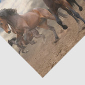 Verbijsterend beslag van paarden tissuepapier (Detail)