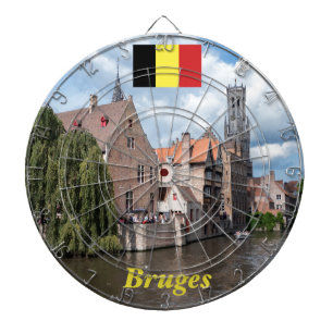 Verbijsterend! Brugge - België Dartbord