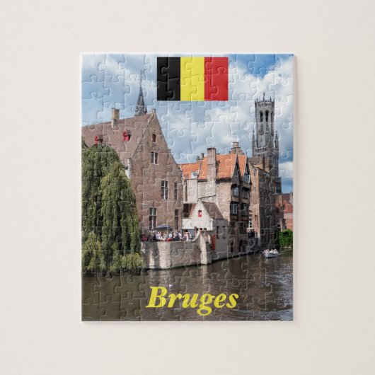 Verbijsterend! Brugge - België Legpuzzel (Verticaal)