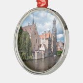 Verbijsterend! Brugge - België Metalen Ornament (Links)
