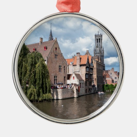 Verbijsterend! Brugge - België Metalen Ornament (Voorkant)