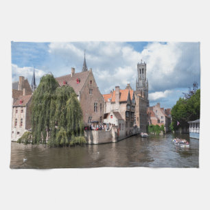 Verbijsterend! Brugge - België Theedoek