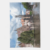 Verbijsterend! Brugge - België Theedoek (Verticaal)