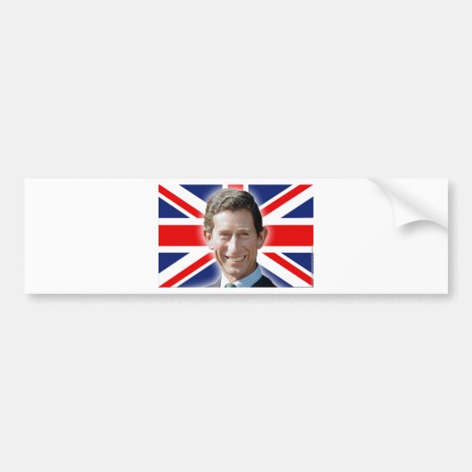 Verbijsterend! HRH Prince Charles Bumpersticker (Voorkant)