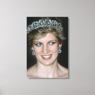 Verbijsterend! HRH Princess Diana Pro foto Canvas Afdruk