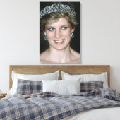 Verbijsterend! HRH Princess Diana Pro foto Canvas Afdruk (Insitu (Slaapkamer))