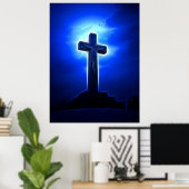 Verbijsterend Jezus Crucifixen Poster (Thuiskantoor)