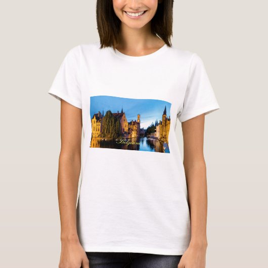 Verbijsterend! Medieval Brugge Belgium - Pro Foto T-shirt (Voorkant)